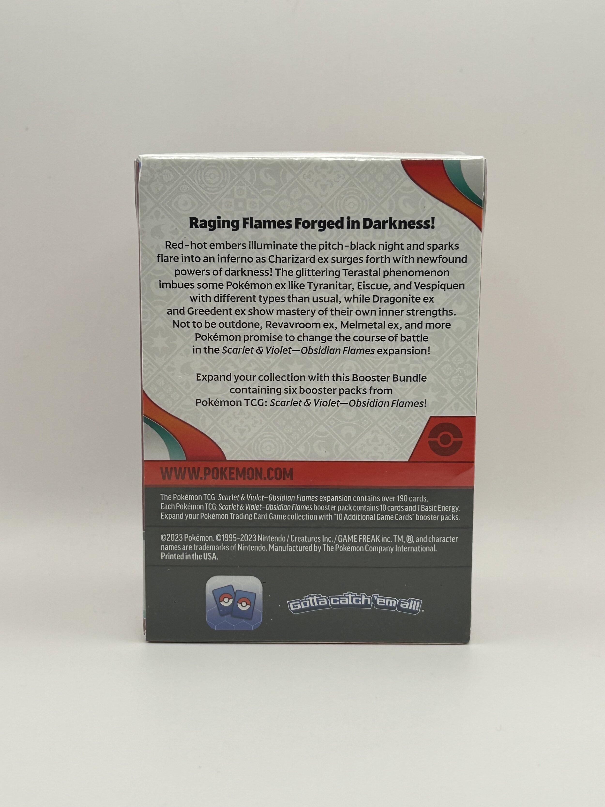 Obsidian Flames Booster Bundle  English (6 Packs)