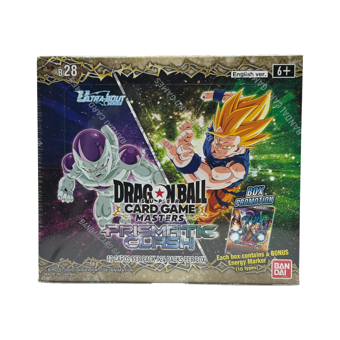 dragon ball clash of fates booster box Super CG: Masters Prismatic (B28) Index card and clear spine included Dragon Ball Z Masters: Prismatic