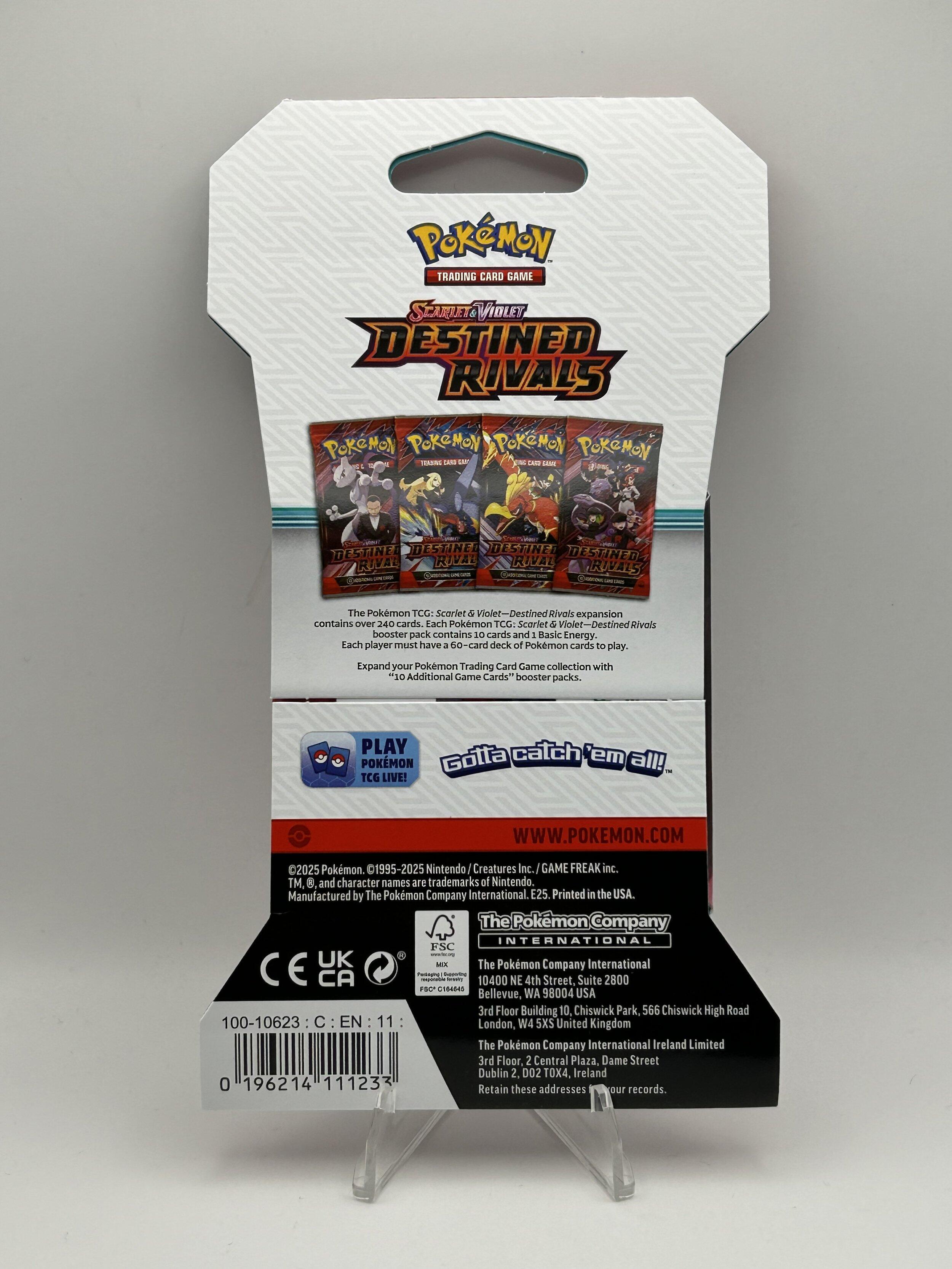 Destined Rivals Sleeved Booster Pack – English