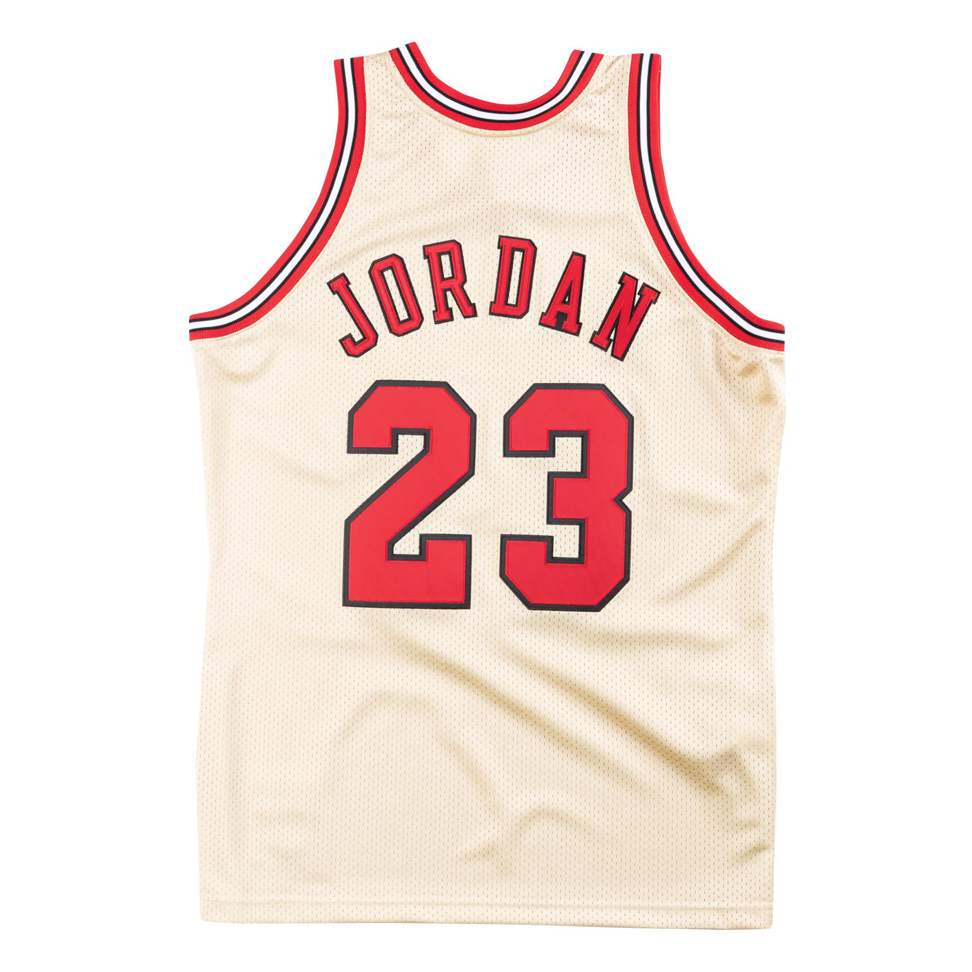 Mitchell & Ness | Premium Gold Jersey Chicago Bulls 1995-96 Michael Jordan