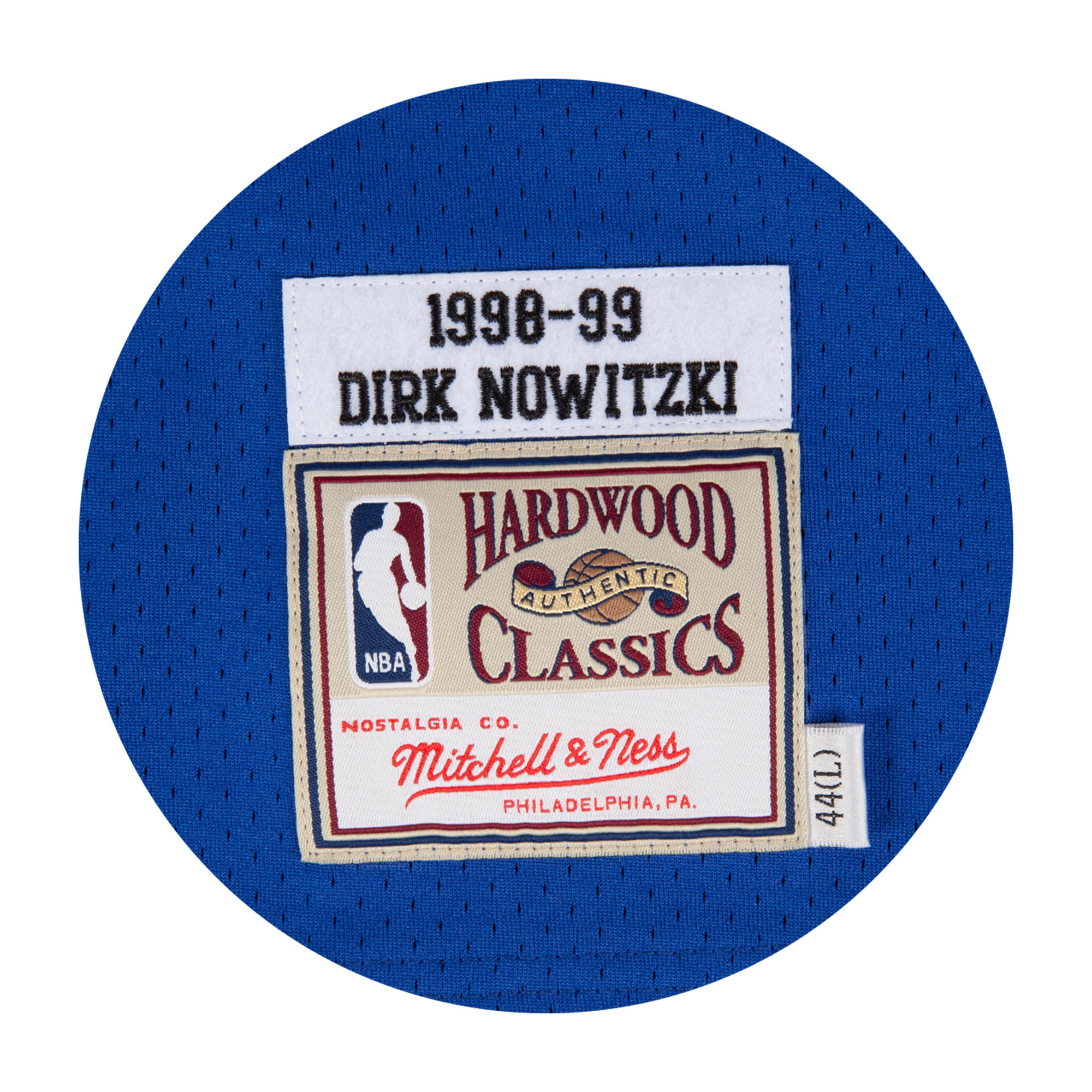 Mitchell & Ness | Dallas Mavericks Blue Dirk Nowitzki 1998-99 Authentic ...
