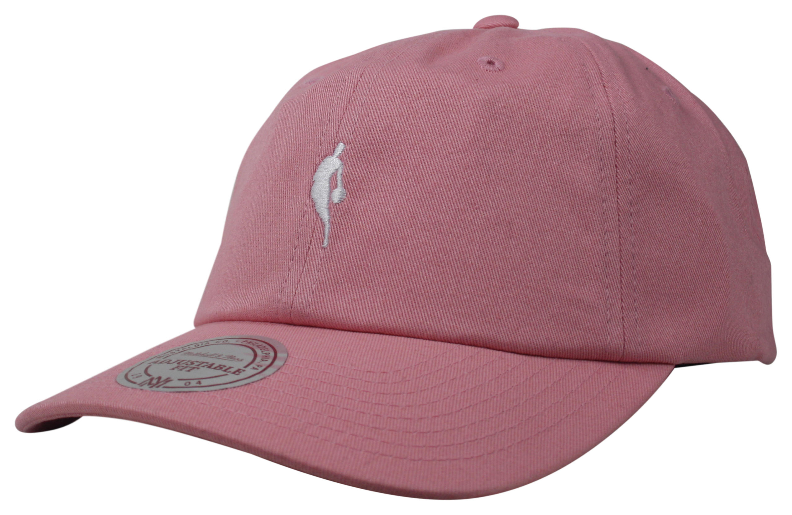 Mitchell & Ness | NBA Logoman Pink Little Dribbler Dad Hat Snapback