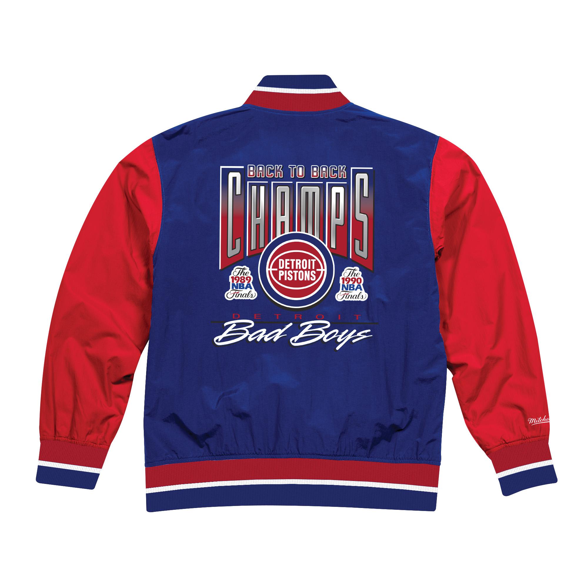 Mitchell & Ness | Detroit Pistons Team History Warm Up ...