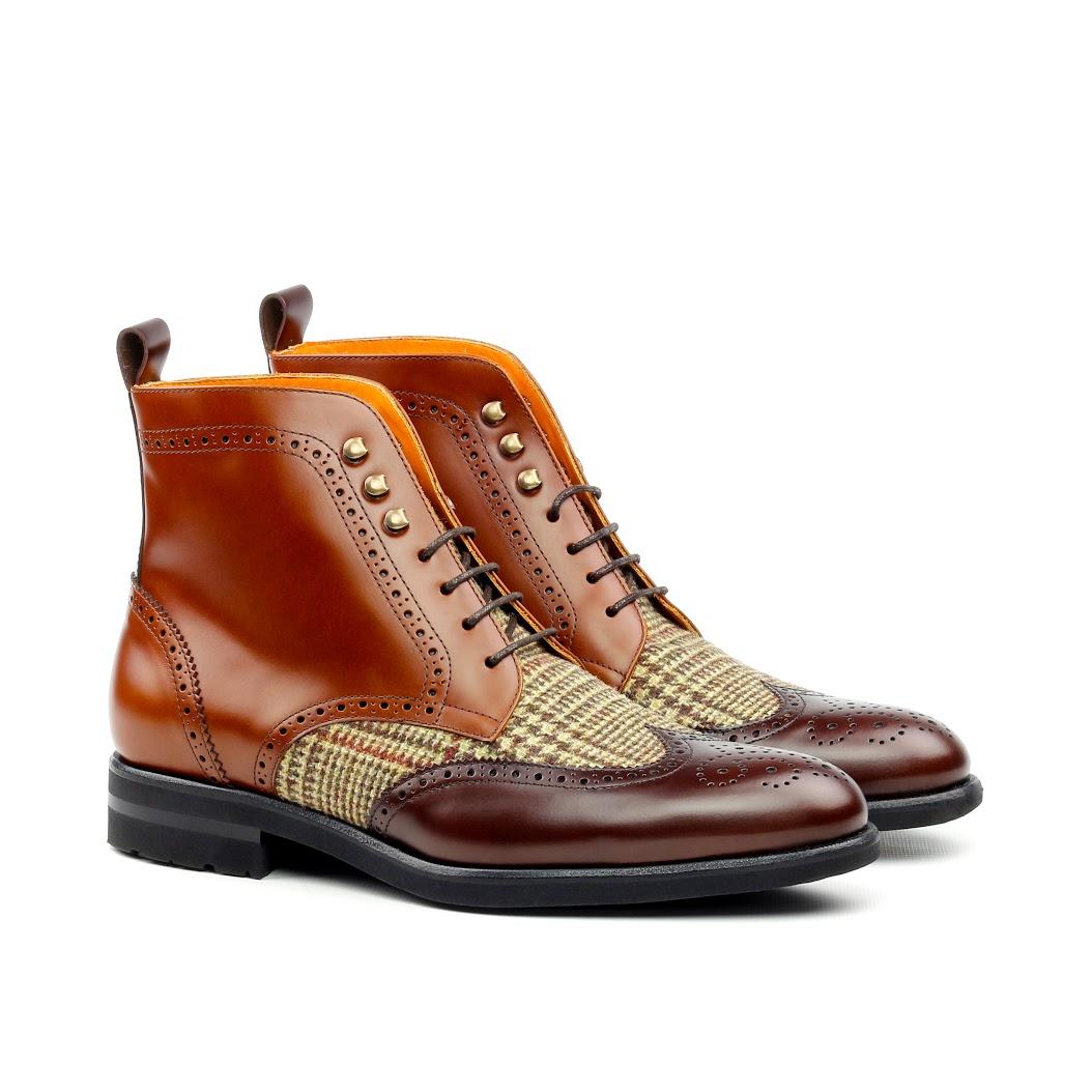 Military Brogue Boots