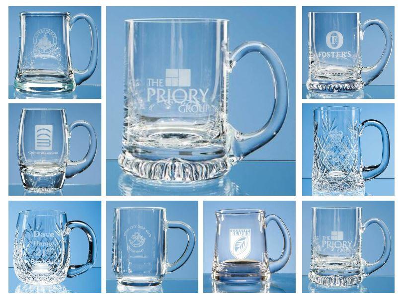 Personalised Engraved Lead Crystal 1 Pint Tankard – Best Man / Dad Gift From UK