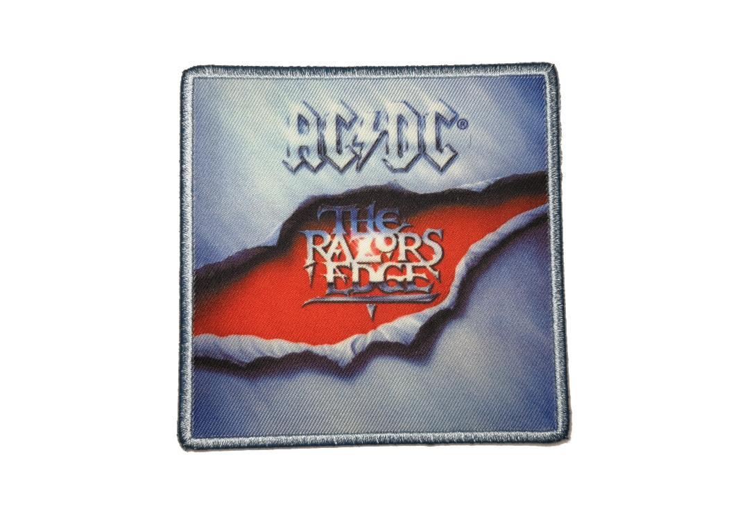 Official Band Merch | AC/DC - The Razors Edge Album Cover Woven Patch