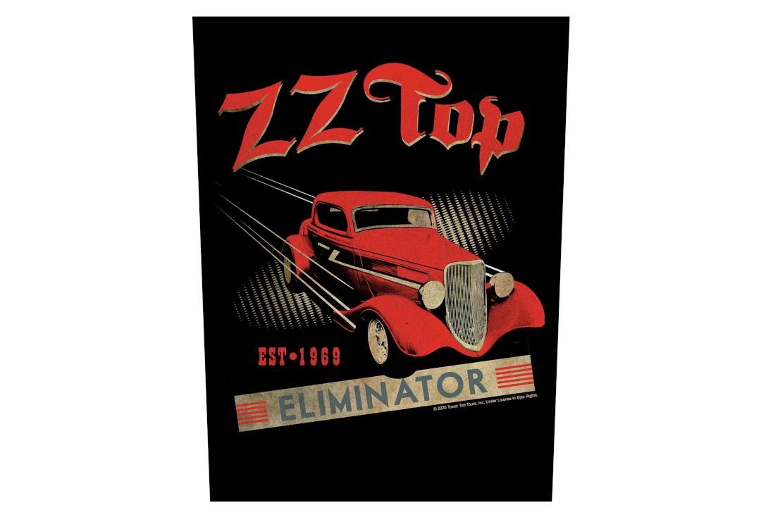 Official Band Merch | ZZ Top - Eliminator Printed Back Patch