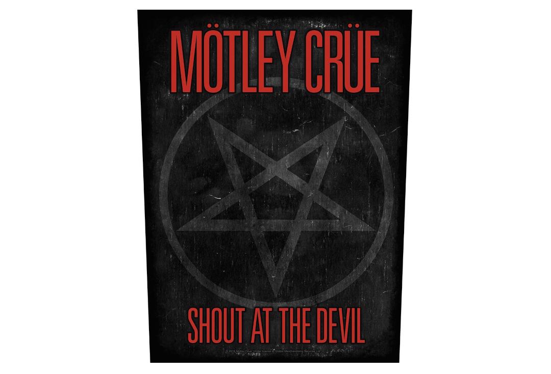 Official Band Merch | Motley Crue - Shout At The Devil Pentagram