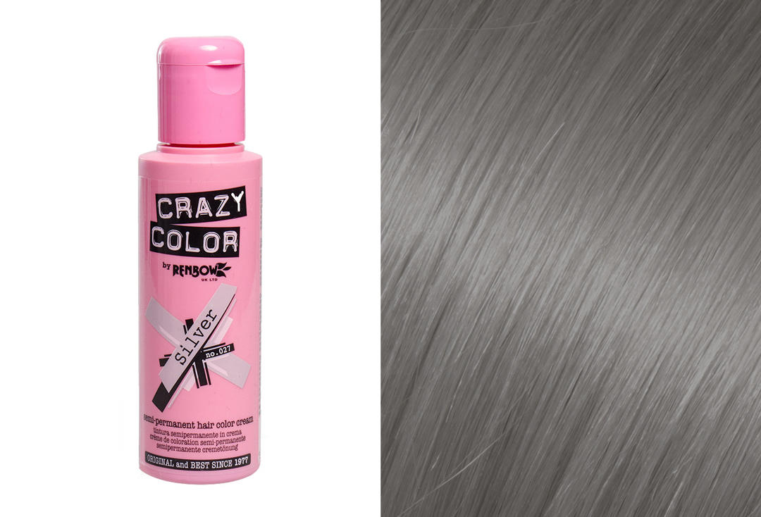 Renbow | Crazy Color Semi-Permanent Hair Colour (027 Silver)