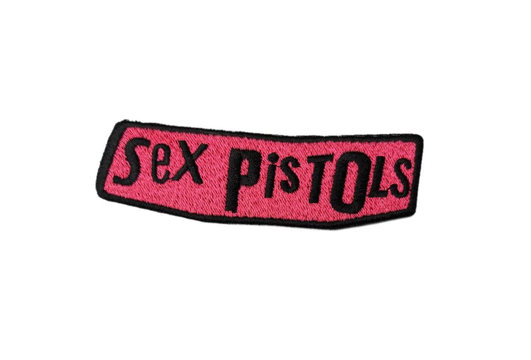 Official Band Merch | Sex Pistols - Pink Logo Woven Patch