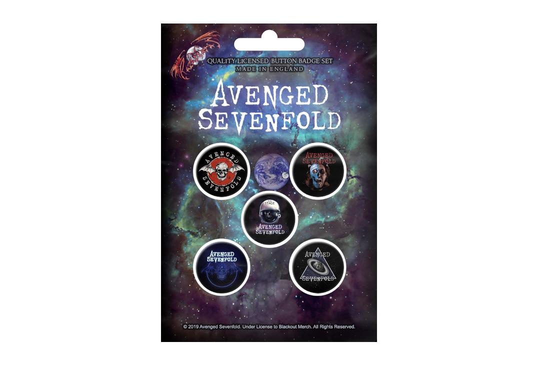 Official Band Merch | Avenged Sevenfold - The Stage Button Badge Pack