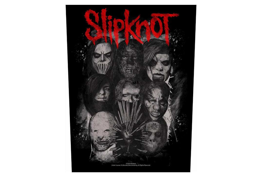 Official Band Merch | Slipknot - We Are Not Your Kind Masks Printed Back Patch