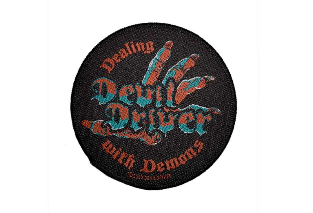Official Band Merch | Devildriver - Dealing With Demons Woven Patch