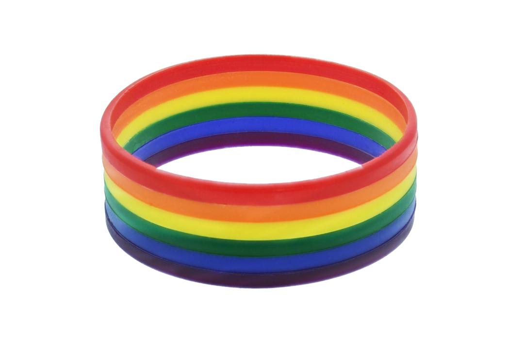 Void Clothing | Gay Pride Gummy Wristband