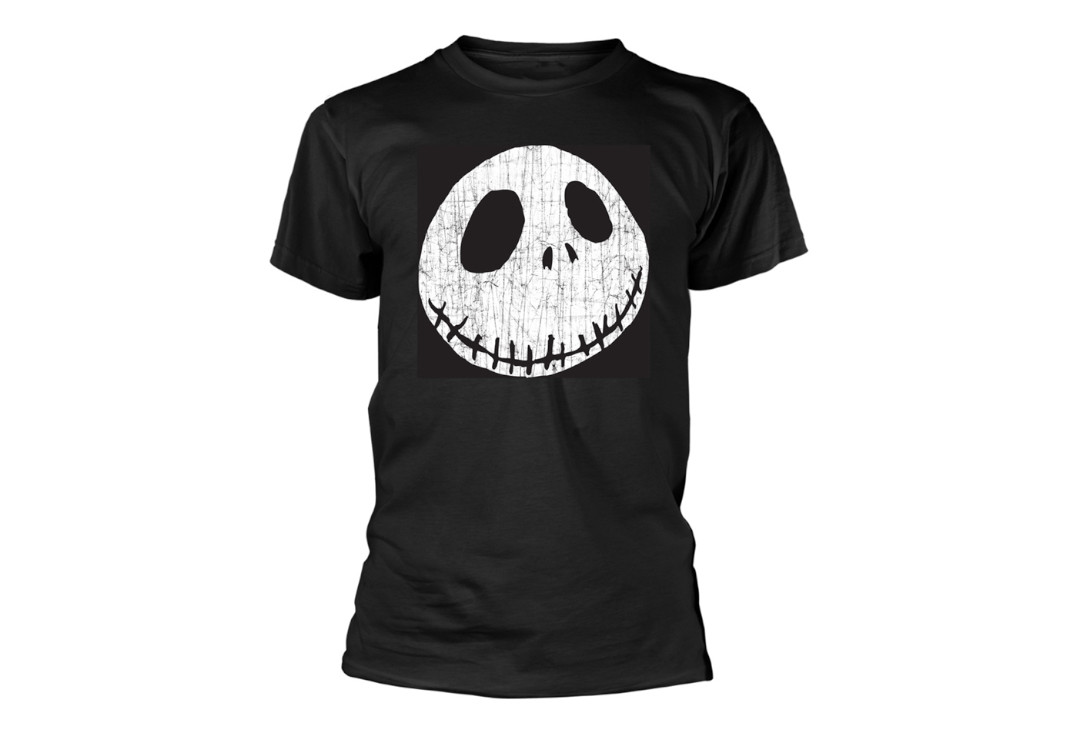 Official Film & TV Merch | The Nightmare Before Christmas Cracked Face Men's Short Sleeve T-Shirt
