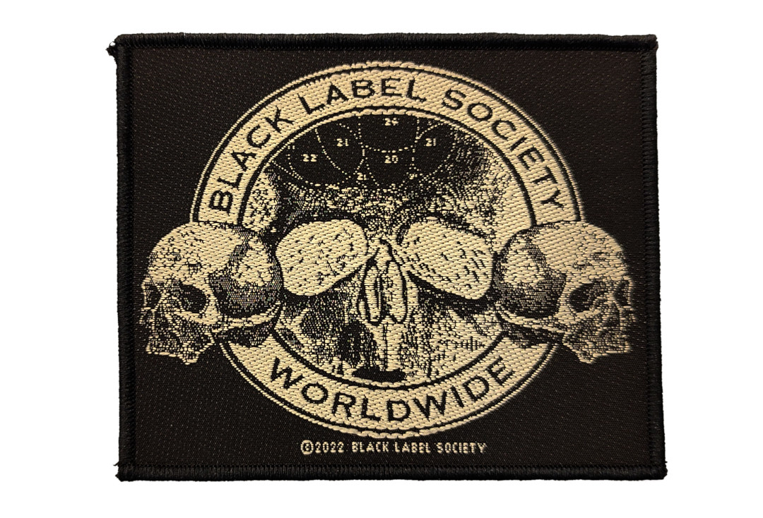 Official Band Merch | Black Label Society - Skulls Woven Patch