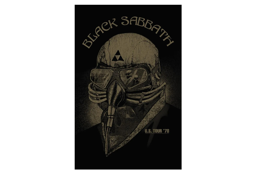 Official Band Merch | Black Sabbath - US Tour '78 Printed Textile Poster