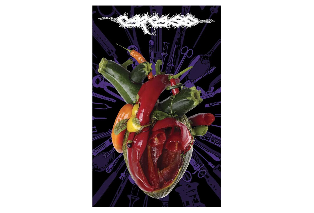 Official Band Merch | Carcass - Torn Arteries Printed Textile Poster