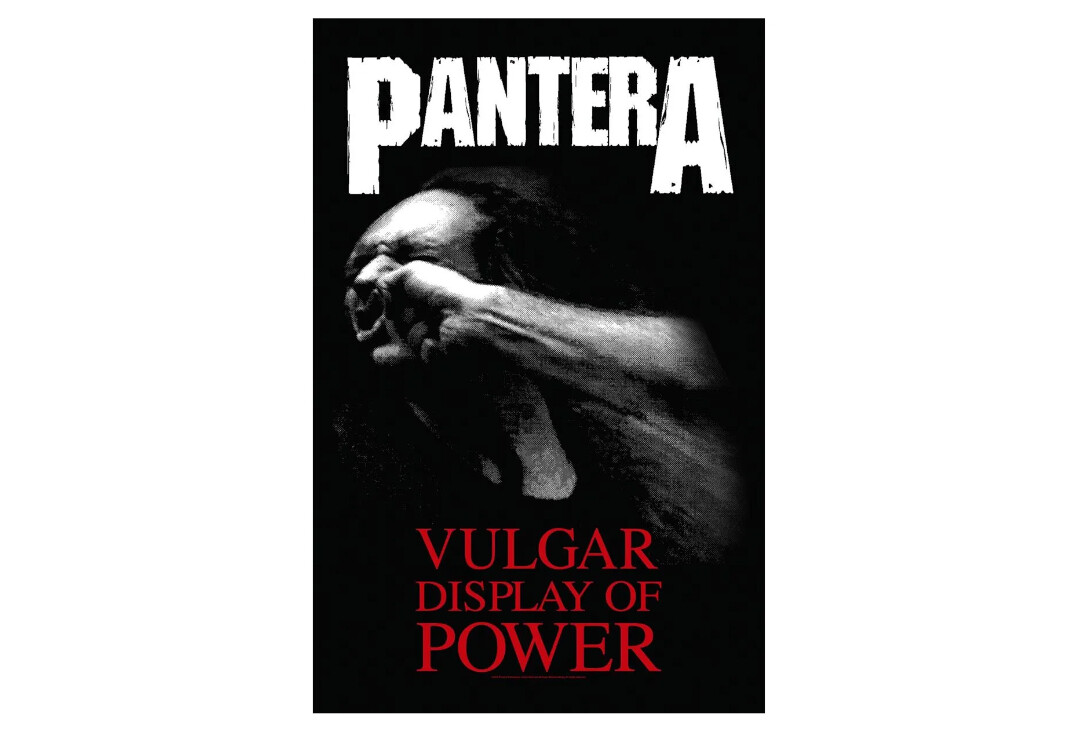 Official Band Merch | Pantera - Vulgar Display Of Power Printed Textile Poster
