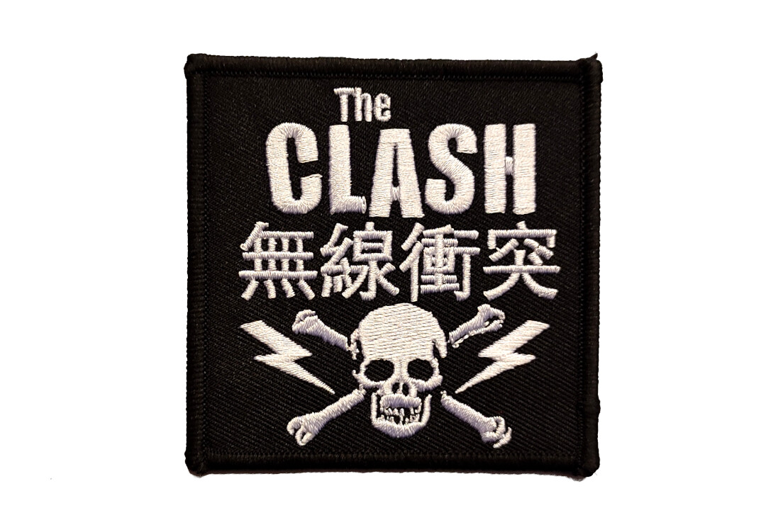 Official Band Merch | The Clash - Skull & Crossbones Woven Patch