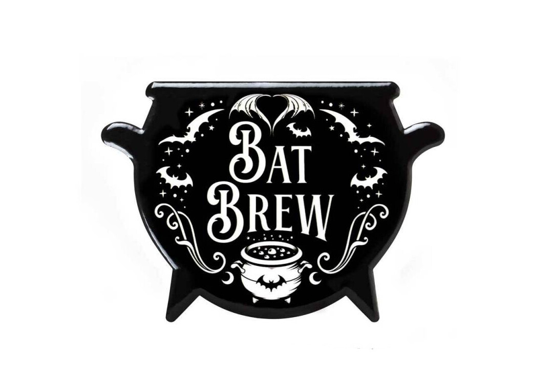 Alchemy Gothic | Bat Brew Shaped Ceramic Coaster