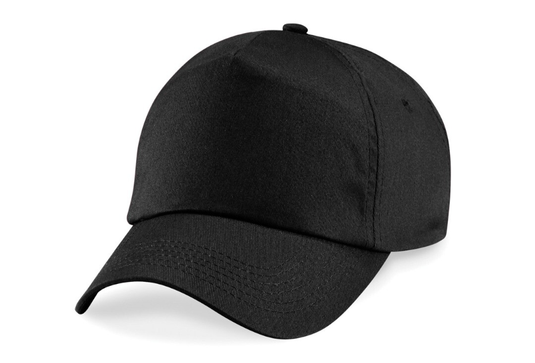 Black Plain Baseball Cap Black Plain Baseball Cap