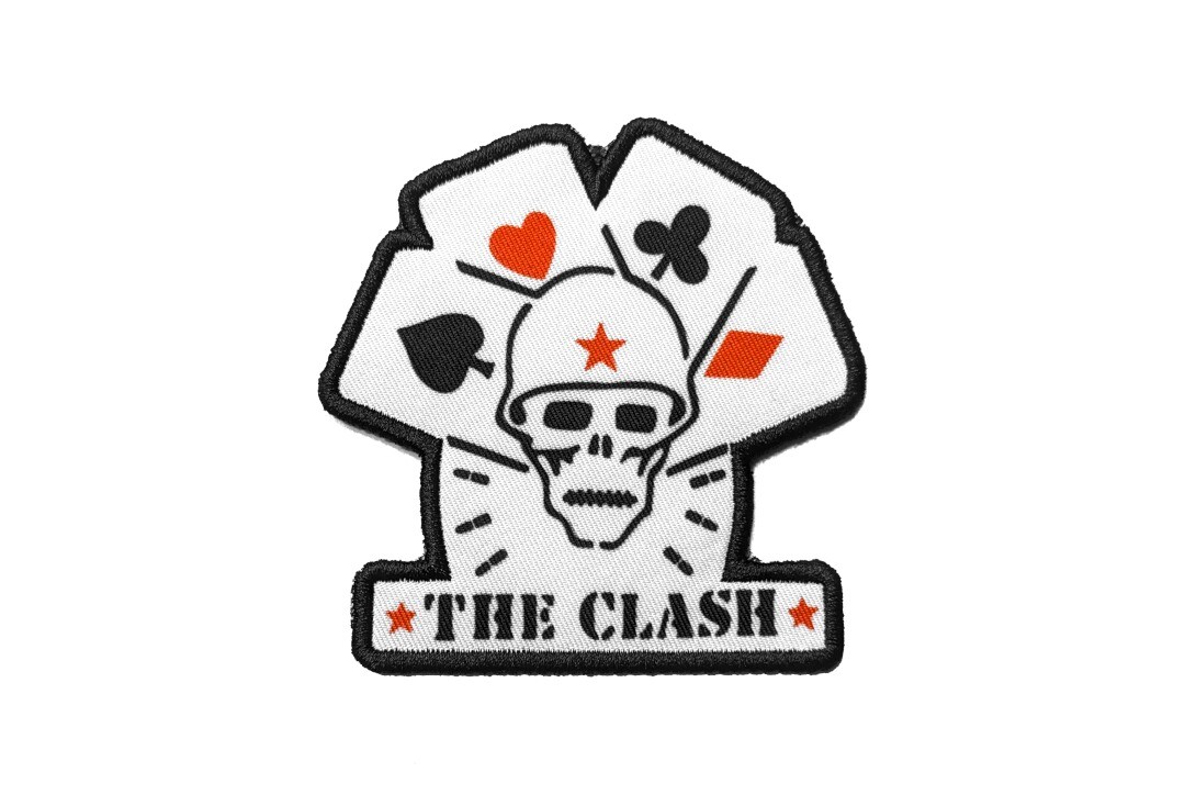 Official Band Merch | The Clash - Cards Woven Patch