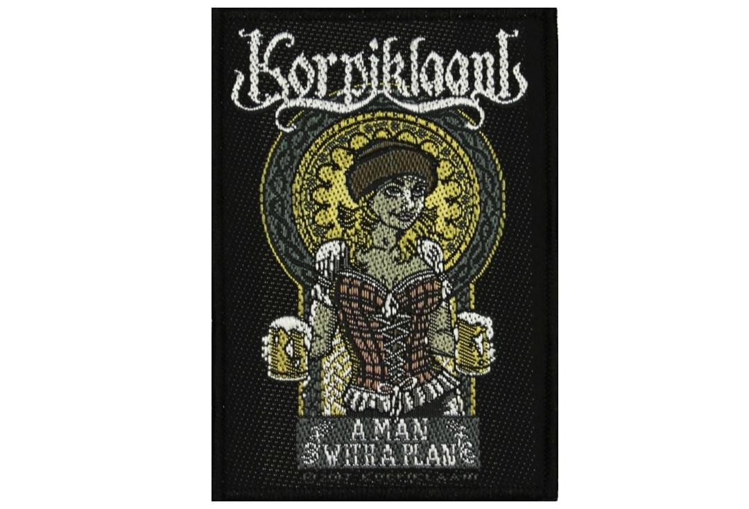 Official Band Merch | Korpiklaani - A Man With A Plan Woven Patch