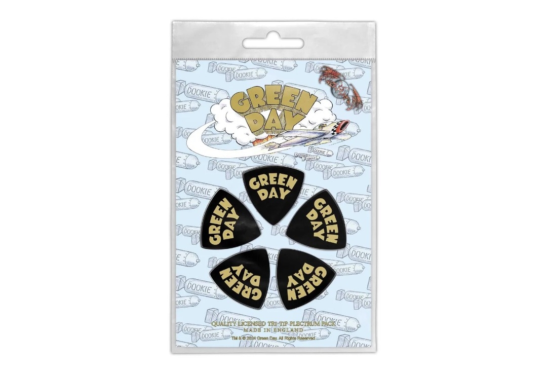 Green Day - Dookie Logo Official Tri-Tip Plectrum Pack