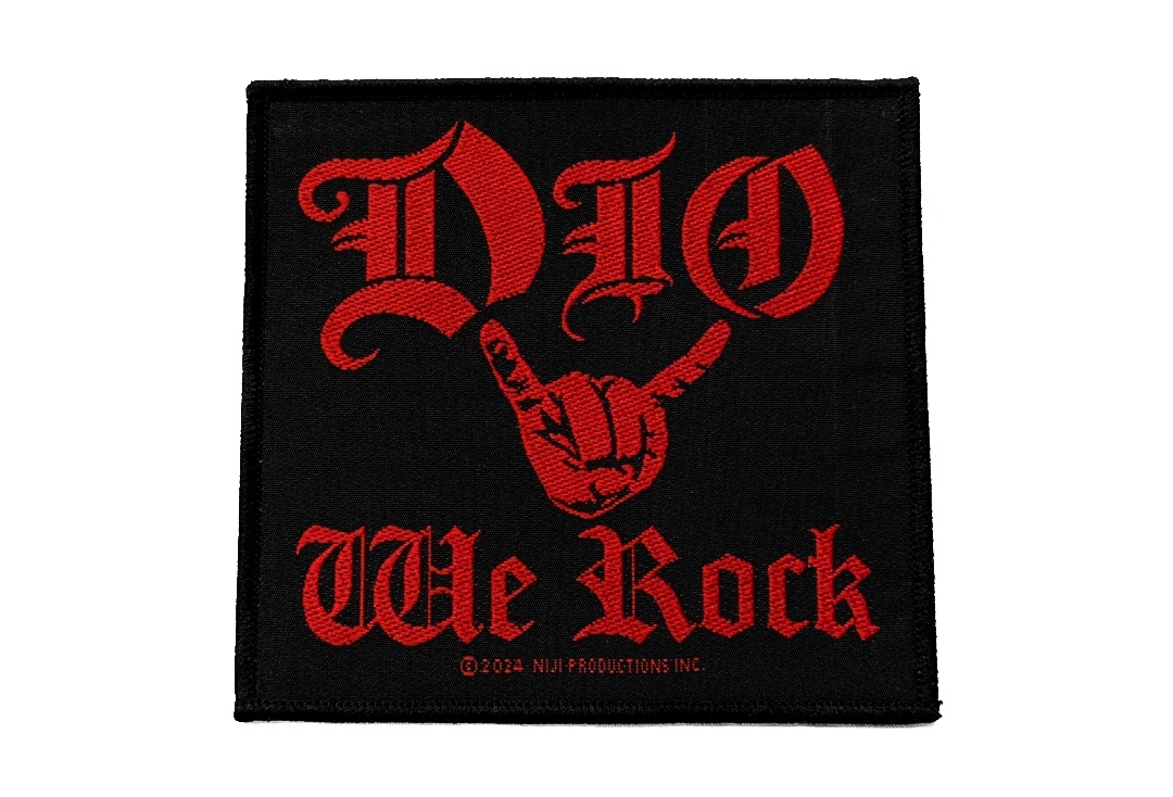 Dio - We Rock Sew On Woven Patch