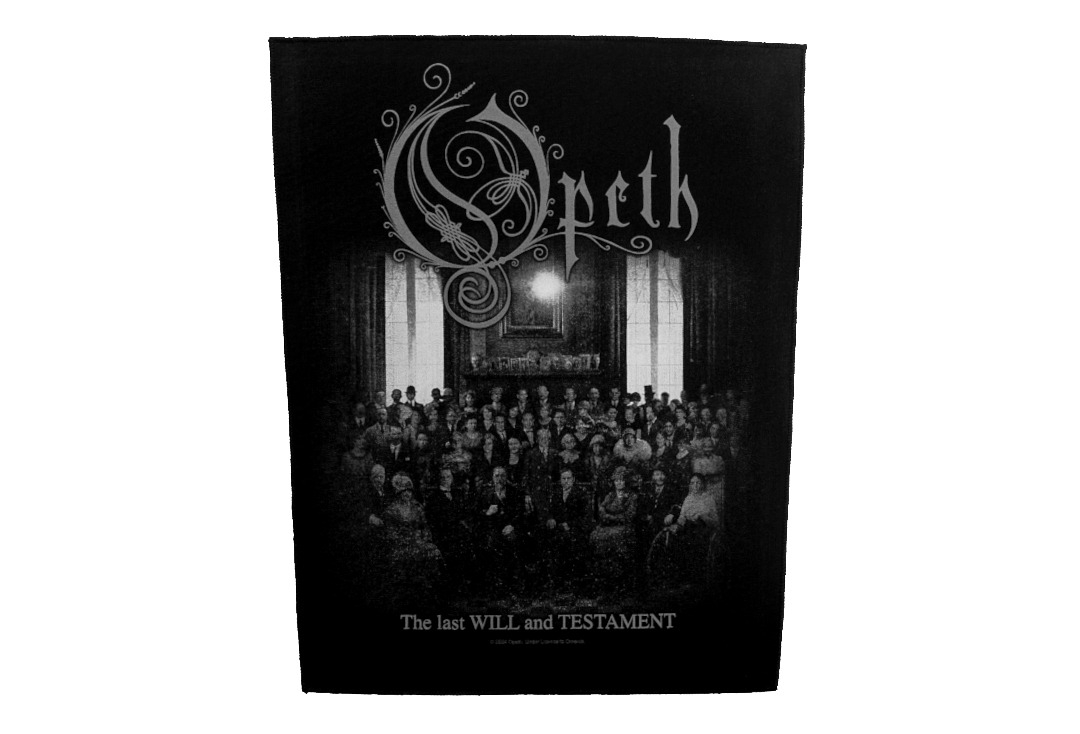 Opeth - The Last Will And Testament Printed Back Patch