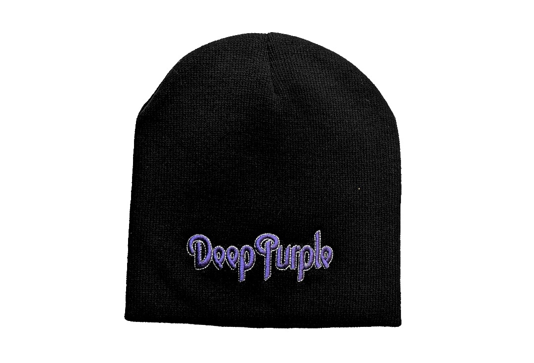 Deep Purple - Logo Embroidered Official Knitted Beanie Hat