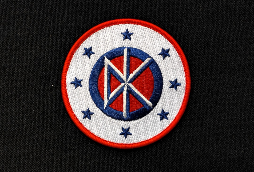 Dead Kennedys - Logo & Stars Iron On Embroidered Patch