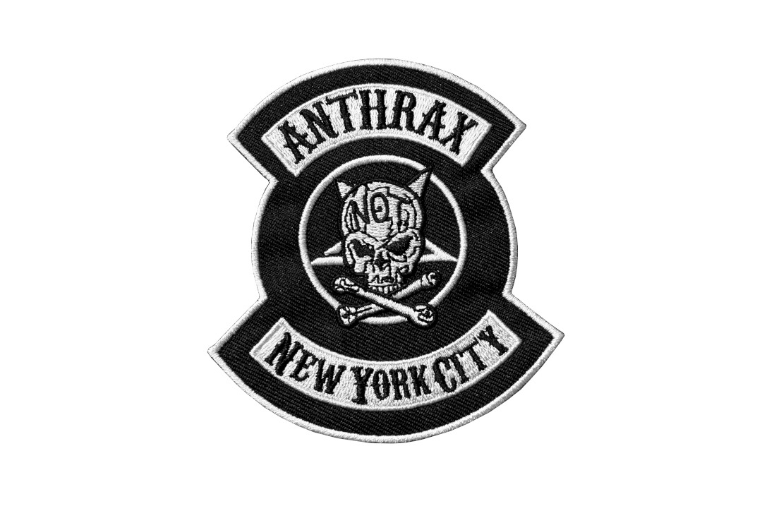 Anthrax - NYC Cut Out Iron On Embroidered Patch