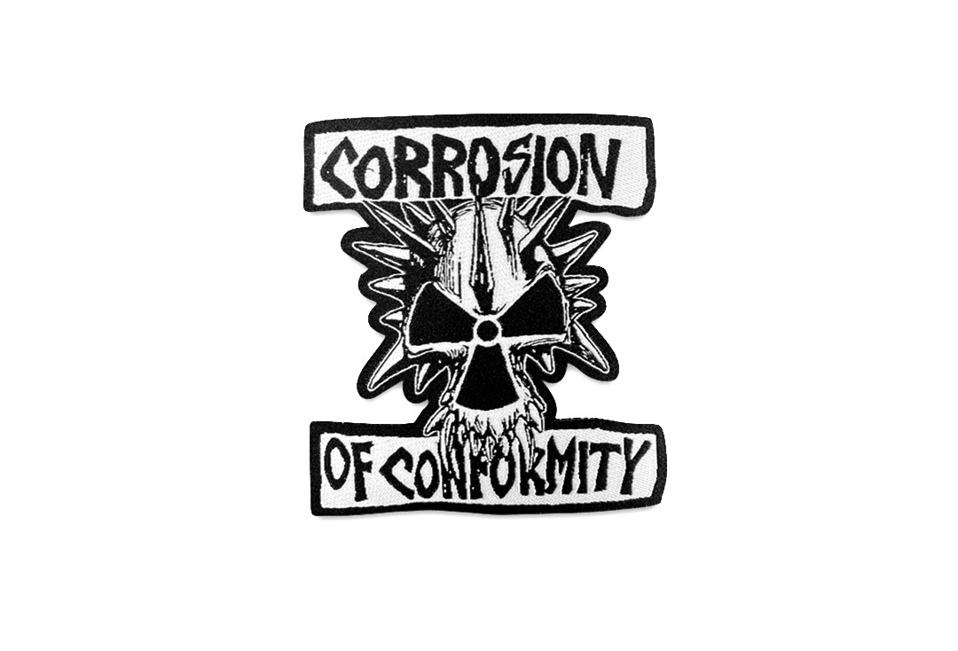Corrosion Of Conformity - Skull Logo Iron On Woven Patch