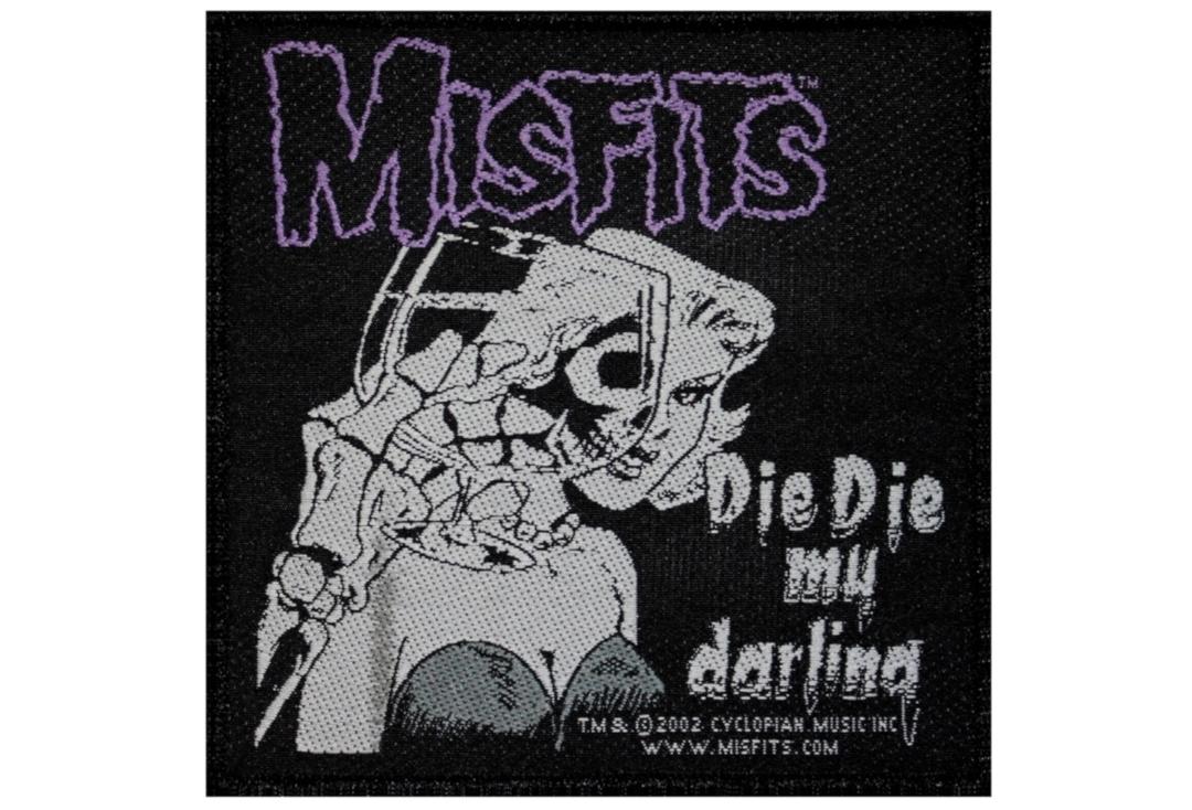 Official Band Merch | Misfits - Die DIe My Darling Woven Patch