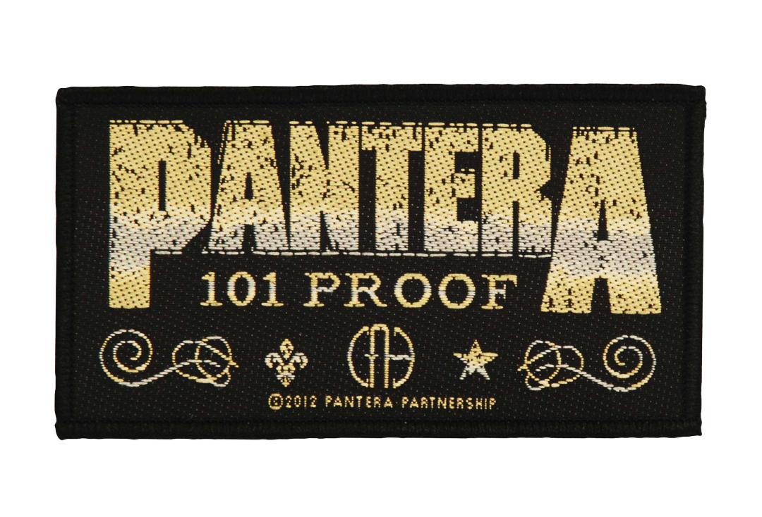 Official Band Merch | Pantera - Whiskey Label Woven Patch