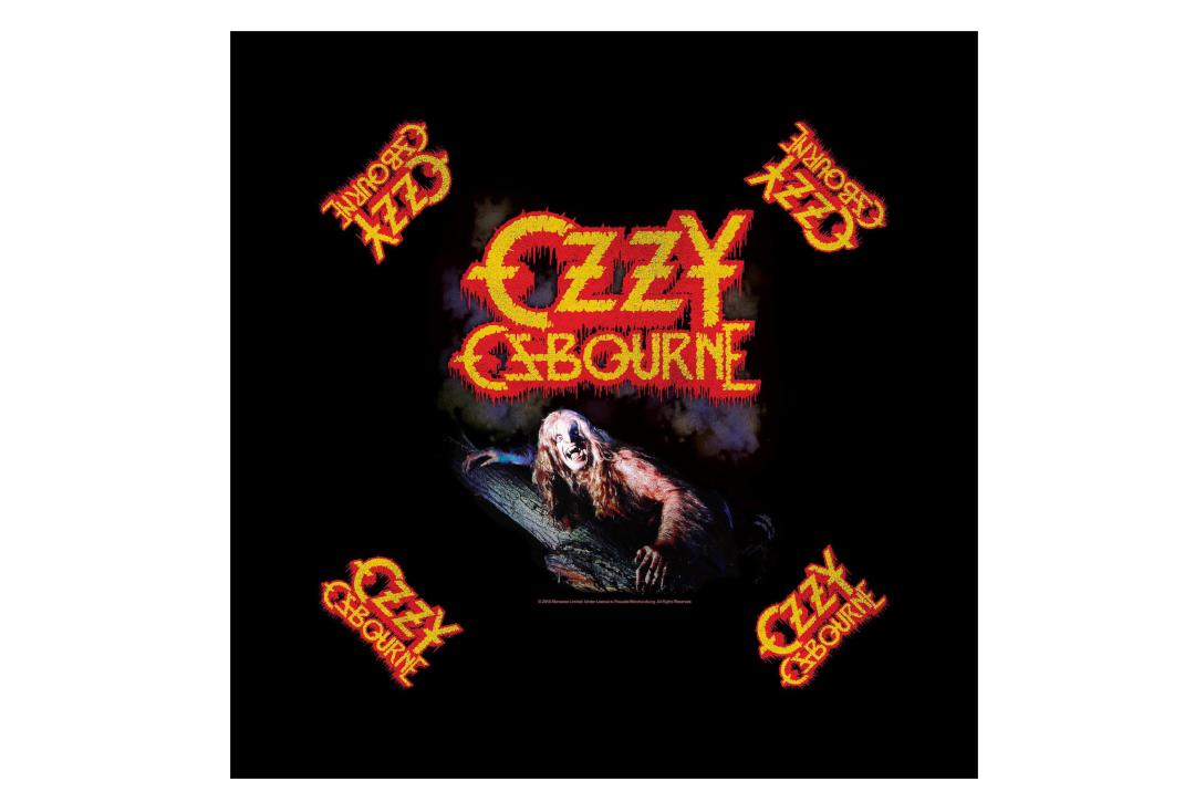 Official Band Merch | Ozzy Osbourne - Bark At The Moon Official Bandana
