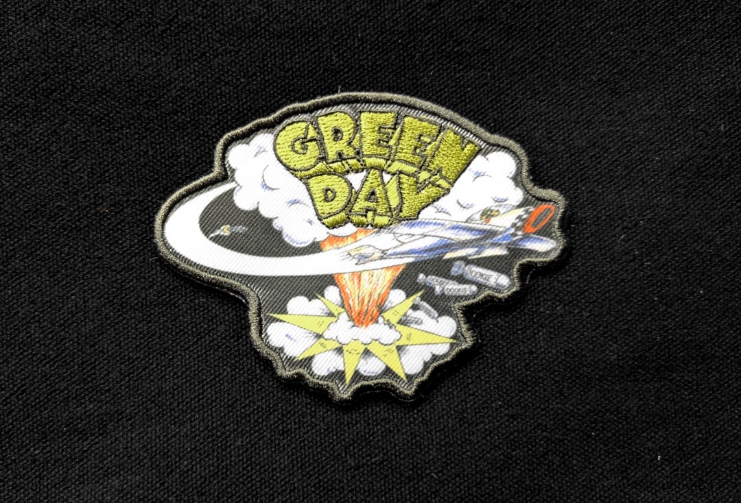 Green Day - Cut Out Green Dookie Iron On Printed & Embroidered Patch