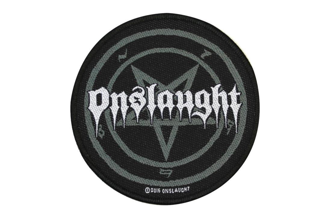 Official Band Merch | Onslaught - Pentagram Woven Patch