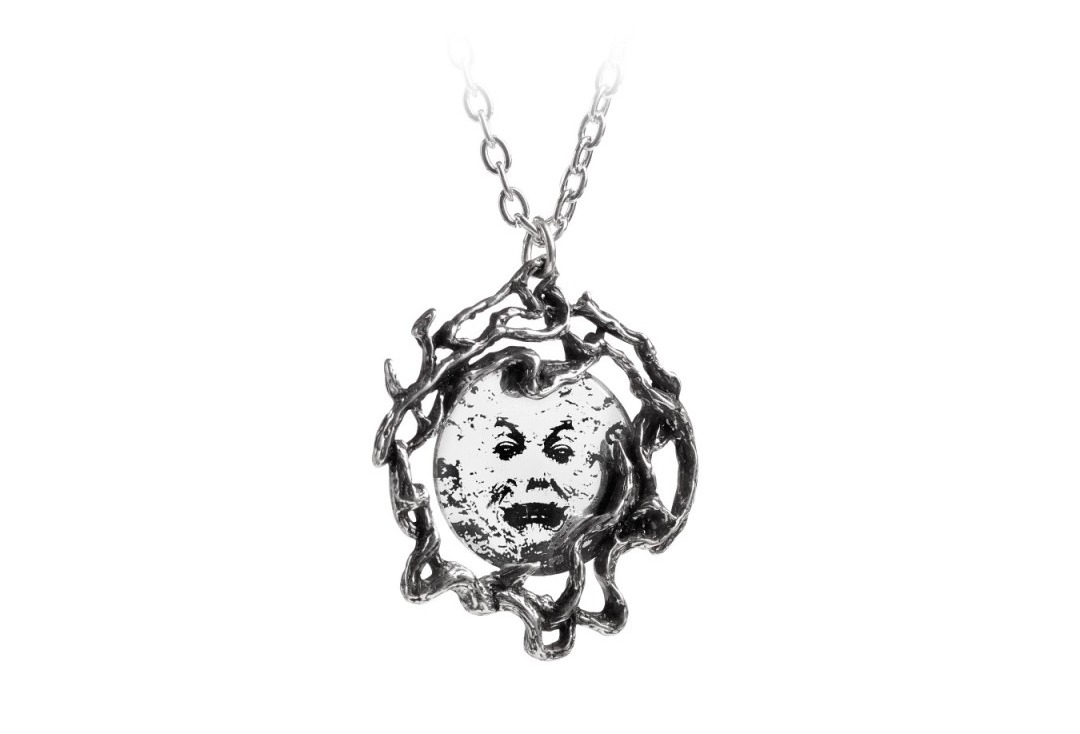 M'era Luna Moon Face Alchemy Gothic Pendant - Main