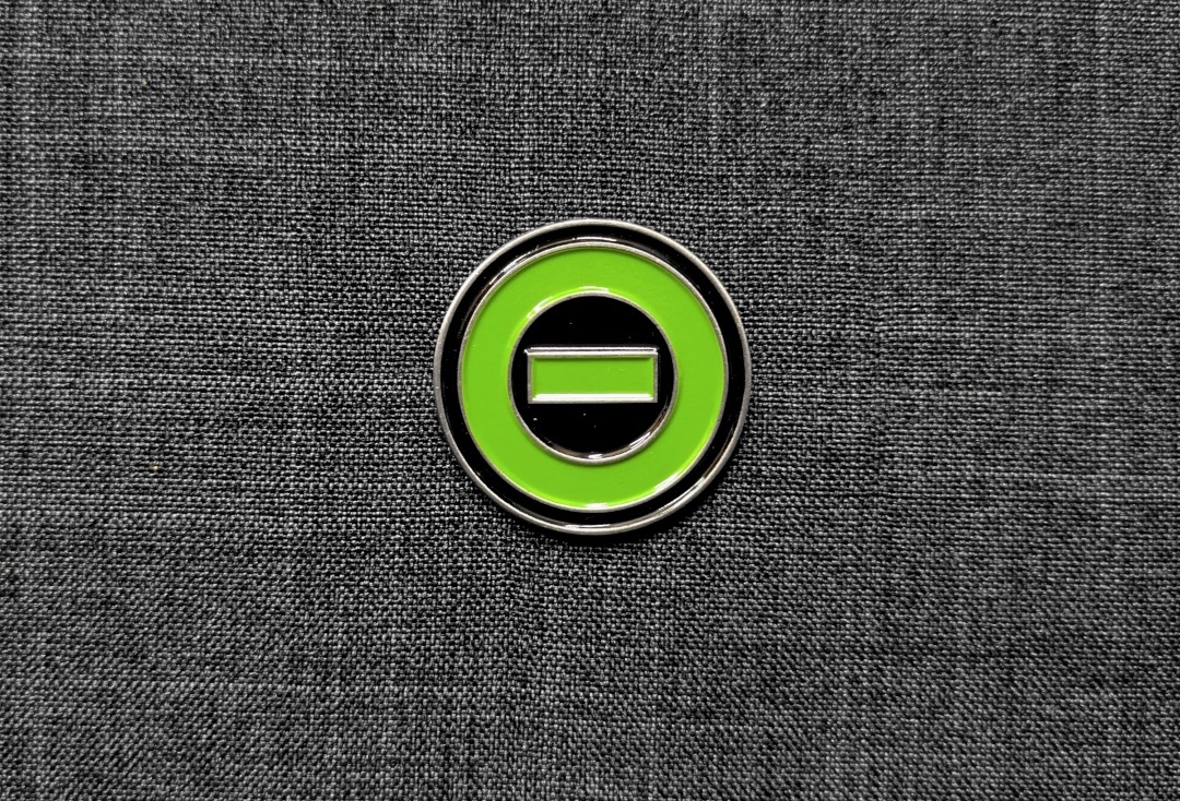 Type O Negative - Negative Symbol Official Metal Pin Badge