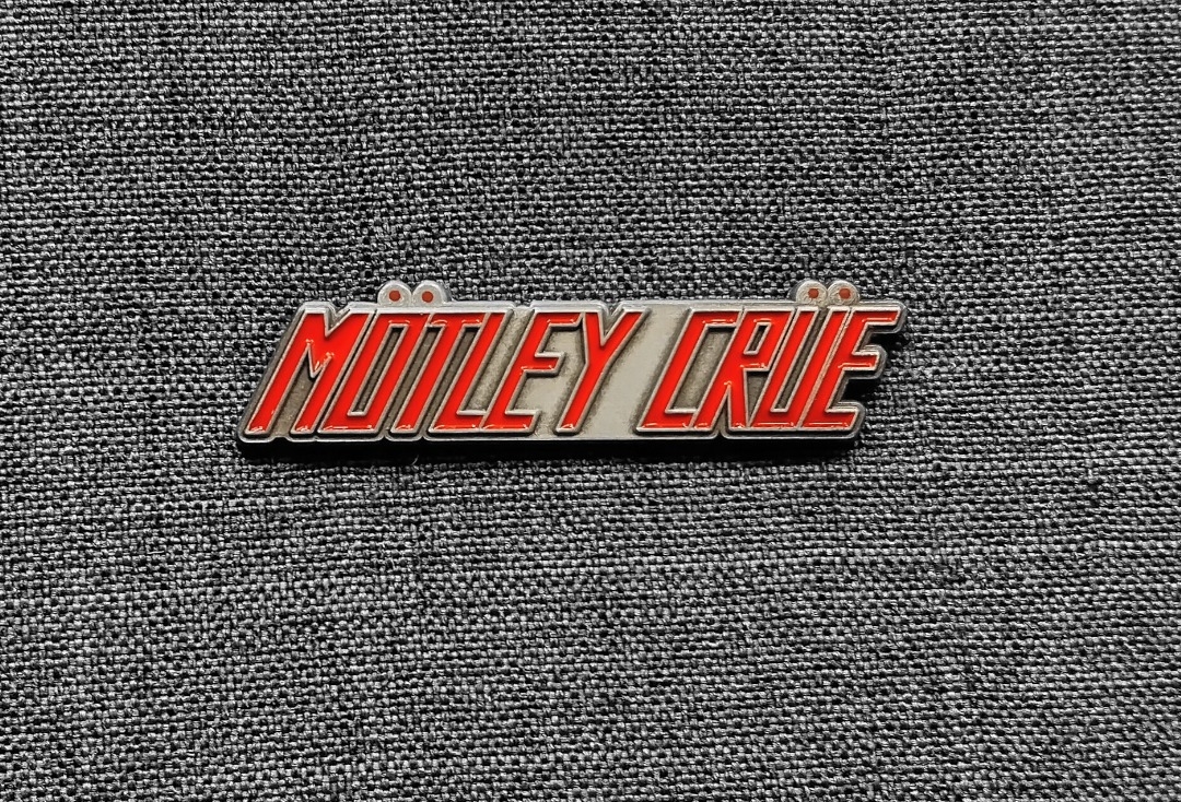 Motley Crue - Red Logo Official Metal Pin Badge
