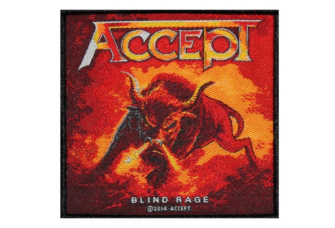 Accept - Blind Rage Sew On Woven Patch