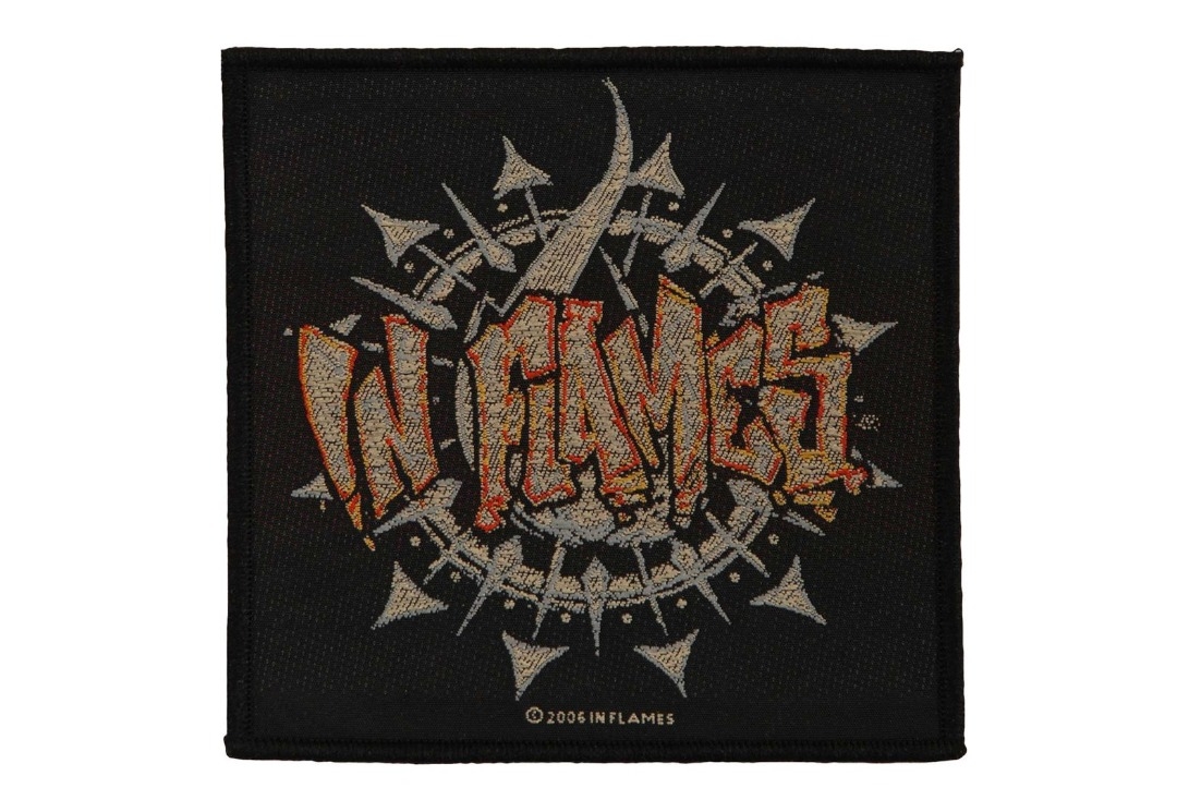 In Flames - Graffiti Logo Sew On Woven Patch