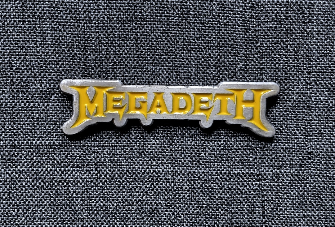 Megadeth - Logo Official Metal Pin Badge
