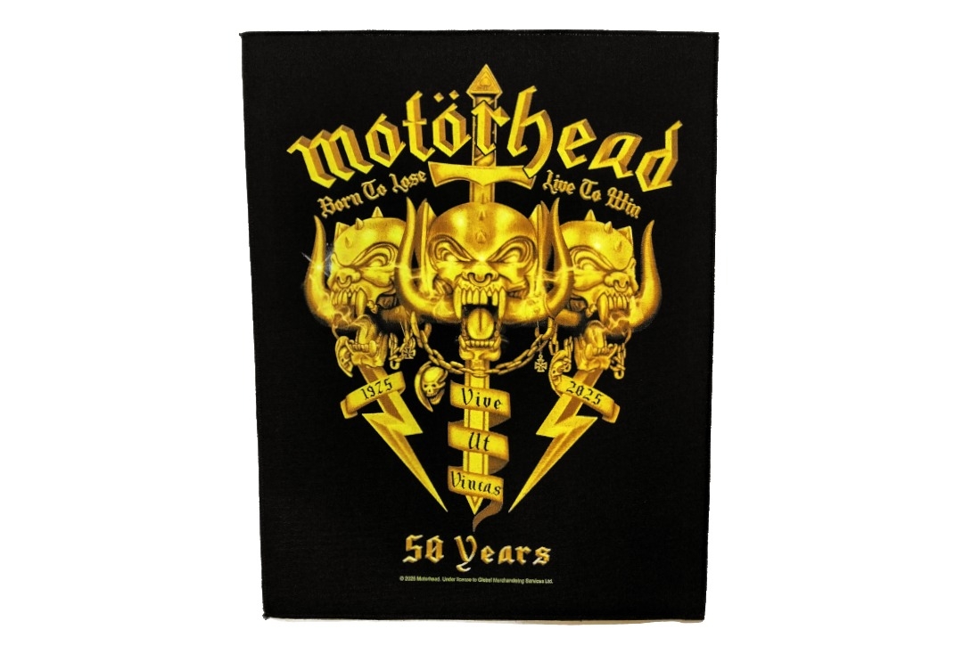 Motorhead - Core 50th Printed Back Patch