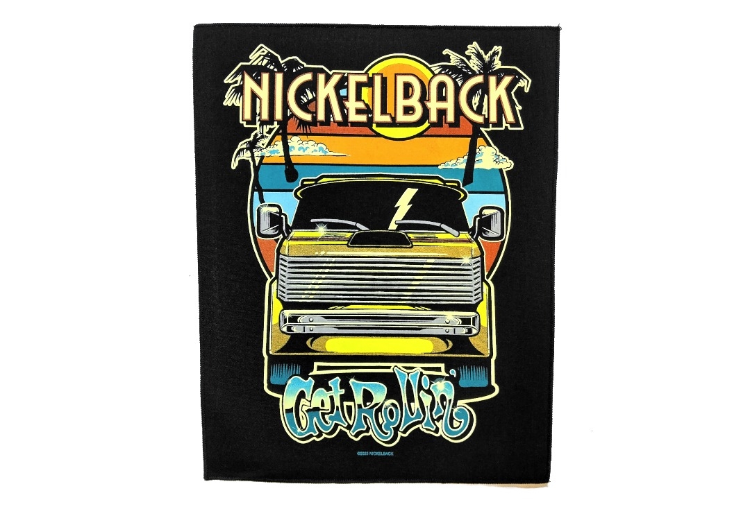 Nickelback - Get Rollin' Printed Back Patch
