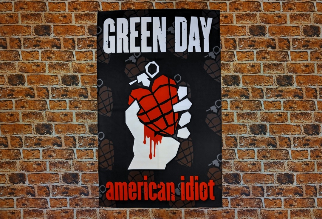 Green Day - American Idiot Printed Textile Poster