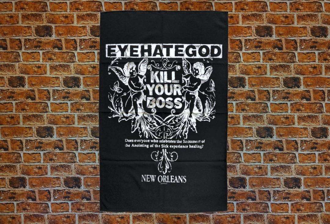 Eyehategod - Kill Your Boss Printed Textile Poster